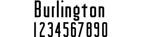 Burlington Font