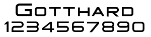 Gotthard Font