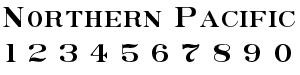 Northern Pacific Font